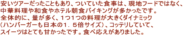 cA[ƂAĂH́Ant[hł͂ȂA ؗaHzeHoCLOłB S̓IɁAʂAPP̗傫_Ci~bN ino[K[{̂PDT{TCYjARbeĂāA XC[c͂ƂĂÂłBH׉܂B